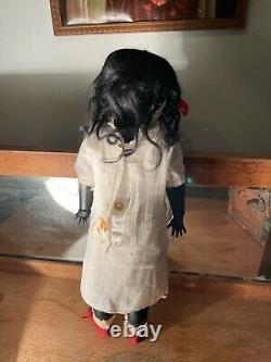 Antique Black HANDWERCK Doll Rare Mold 109Factory Original Clothing