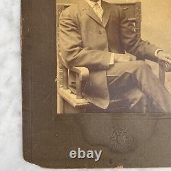 Antique Black White AFRICAN AMERICAN Photograph Estate Find Cabinet Card
