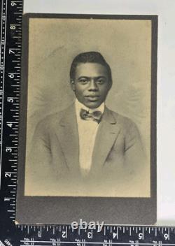 Antique Boarded Cabinet Photo Stunning Young Handsome African American Black Man