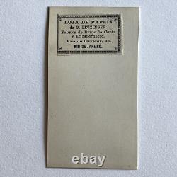 Antique CDV Photograph Black African Woman Slavery Rio De Janeiro Brazil