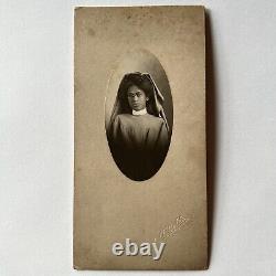 Antique Cabinet Card Photograph 1st Black African American Nurse Chicago IL