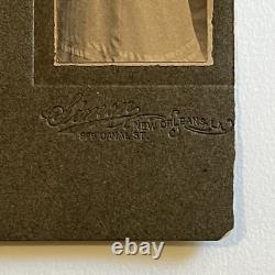 Antique Cabinet Card Photograph Black African American Woman New Orleans LA
