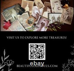 Antique Cabinet Card Photograph Black African American Woman New Orleans LA