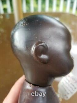 Antique German Armand Marseille Black Baby Doll, Composition Head And Body, Rare