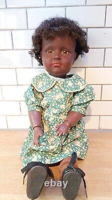 Antique German RARE! Kammer & Reinhardt KR Doll #114 Black Child Doll