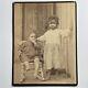 Antique Large Photograph On Board Adorable Black African American Children Moore