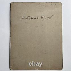 Antique Large Photograph On Board Adorable Black African American Children Moore