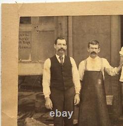 Antique Occupational Photo NYC Leather Textile Worker African American Black Man