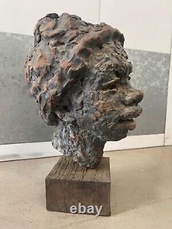 Antique Old WPA Black African American Harlem Renaissance Sculpture 1930s