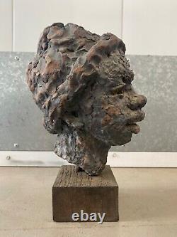 Antique Old WPA Black African American Harlem Renaissance Sculpture 1930s