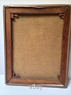Antique Painting Black Woman Girl Female Model African American Portrait Listed