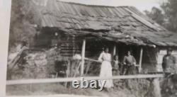Antique Photograph On Glass Black African American Family 6 By 8