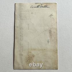 Antique RPPC Real Photograph Postcard Handsome Black African American Man ID