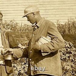 Antique RPPC Real Postcard Group Handsome Black African American Men St Louis