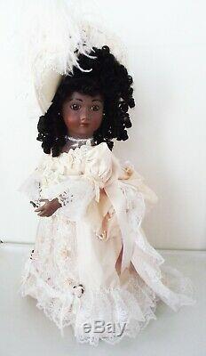 Antique Reproduction A. Thuiller Black African Porcelain Patricia Loveless Doll