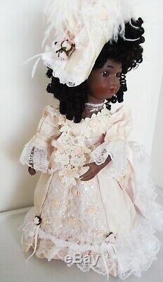 Antique Reproduction A. Thuiller Black African Porcelain Patricia Loveless Doll