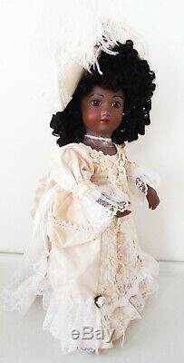 Antique Reproduction A. Thuiller Black African Porcelain Patricia Loveless Doll