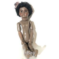 Antique Reproduction French Steiner A 15 Jamie Englert Doll African American A15