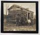 Antique Snapshot Photo Black African American Homestead Family Cabin Unique