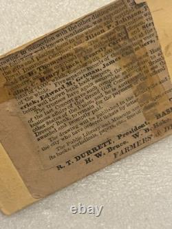 Antique Tintype Photo Of An African American Black Man Identified Louisville KY