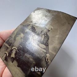 Antique Tintype Photograph Handsome Dapper Young Men Black African American Man