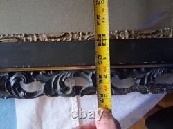 Antique Turn Of Century Wood Framed Portrait Of African American Woman/ -black