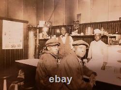 Antique Vintage African American Black Business Chicago Edelweiss Beer Pie Photo