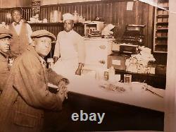 Antique Vintage African American Black Business Chicago Edelweiss Beer Pie Photo