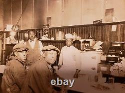 Antique Vintage African American Black Business Chicago Edelweiss Beer Pie Photo