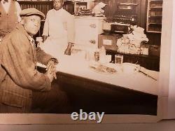 Antique Vintage African American Black Business Chicago Edelweiss Beer Pie Photo