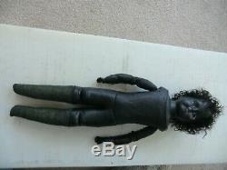 Antique bisque black Germany doll 11 inch with accesories