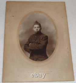 Army African American Black World War I Era Bordeaux France Studio Photo Army African American Black World War I Era Bordeaux France Studio Photo