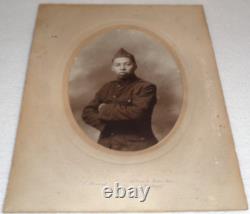 Army African American Black World War I Era Bordeaux France Studio Photo Army African American Black World War I Era Bordeaux France Studio Photo
