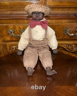 Arnett's Country Store African American Primitive Folk Doll Logan Low # 30/500