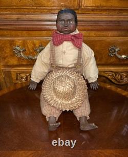 Arnett's Country Store African American Primitive Folk Doll Logan Low # 30/500
