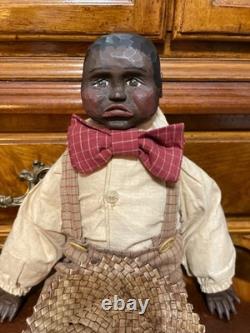 Arnett's Country Store African American Primitive Folk Doll Logan Low # 30/500