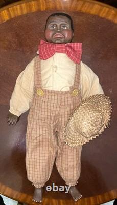 Arnett's Country Store African American Primitive Folk Doll Logan Low # 30/500