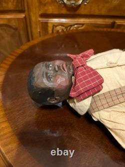 Arnett's Country Store African American Primitive Folk Doll Logan Low # 30/500