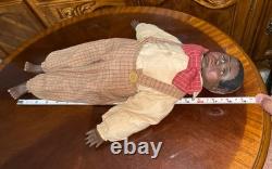 Arnett's Country Store African American Primitive Folk Doll Logan Low # 30/500