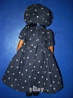 Artist Robert Raikes Dark Wood AA Black HITTY Type Doll in Star Dress 2002-on