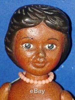 Artist Robert Raikes Dark Wood AA Black HITTY Type Doll in Star Dress 2002-on