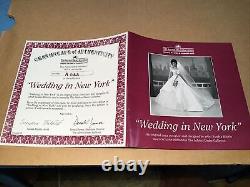 Ashton Drake 2003 Wedding In New York African American Bride COA # A0122