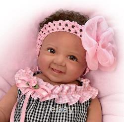 Ashton Drake Alanna So Truly Real Lifelike African American Black Baby Doll 18