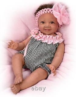 Ashton Drake Alanna So Truly Real Lifelike African American Black Baby Doll 18