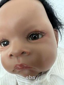 Ashton-Drake Waltraud Hanl Baby Jasmine SEE VIDEO Life-like Baby Doll 22 inch