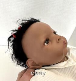 Ashton-Drake Waltraud Hanl Baby Jasmine SEE VIDEO Life-like Baby Doll 22 inch