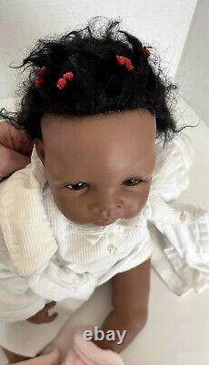 Ashton-Drake Waltraud Hanl Baby Jasmine SEE VIDEO Life-like Baby Doll 22 inch