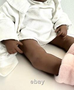 Ashton-Drake Waltraud Hanl Baby Jasmine SEE VIDEO Life-like Baby Doll 22 inch