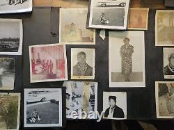 BIG LOT 130+ African-American Black People Family Snapshot Photo c1935-1970s NYC