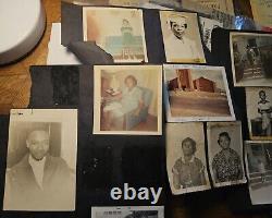 BIG LOT 130+ African-American Black People Family Snapshot Photo c1935-1970s NYC